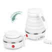 Nathome NSH0701 Travel Foldable Electric Kettle Portable Upgraded Version white