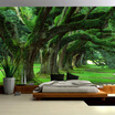 Custom 3D Photo Modern Wallpaper Murals For Living Room Sofa Backdrop Tall And Lush Trees Home Improvement Wall Paper For Wall