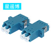 Cinyobo CYB-GX-OHQ003 Fiber Optic Adapter Carrier Grade Fiber Optic Coupler Flange LC-LC Fiber Optic Jumper Extension Joint Duplex 1 Pack