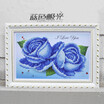 DIY 5D Diamonds Embroidery Purple Red Blue Rose Magic Cube Round Diamond Painting Cross Stitch Kits Diamond Mosaic
