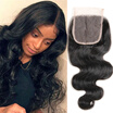7a Brazilian Body Wave Closure Free Part Brazillian Hair Closure Body Wave Brazilian Virgin Hair Closure