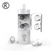 IKF Fun True Wireless Bluetooth Headset Binaural Sports Running Mini Stealth In-ear Air Split Apple vivo Huawei millet OPPO Mobile Phone Universal White