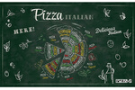 Custom board wallpaper Western style pizza theme restaurant wallpaper cake wallpaper coffee leisure bar large mural