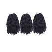 8 inch Ombre Marlybob Crochet Braids 3pcspack Afro Kinky Twist Hair 90gpack Synthetic Crochet Hair Extensions