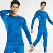 ALMOND ALPINT MOUNTAIN tight-fitting men&39s long-sleeved sports compression clothing comfortable breathable fitness clothes fast-drying skinny elastic clothes 650-954 pants black XL