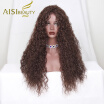 Is a wig Synthetic wig Water Wave Wigs Long Brown Black Hair for Women High Temperature Fiber Resistant