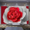 Modern Minimalist Large Mural Classical Red Rose Photo Wallpaper Customized Romantic For Wedding Hose Wall Backdrop Wall Paper