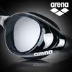Ariana arena goggles imported large box HD anti fog waterproof swimming glasses unisex professional comfortable swimming mirror AGT8100-SMK black