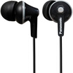 Panasonic Panasonic RP-HJE125GK-K fun in-the-ear headphones black wear comfortable isolated noise sound quality clear