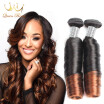 8A Grade Malaysian Virgin Hair Spiral Curl 3Pcs Lot Ombre Two2 Tone Queen Berry Funmi Spring Curl Virgin Human Hair Weave Sale