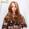 Is a wig Synthetic20 inch Long Wavy Wigs for Women Mixed Blonde&Golden Hair