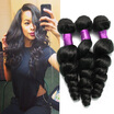 Brazilian Loose Wave Virgin Hair 3 Bundles Brazilian Virgin Hair 7A Unprocessed Virgin Brazilian Hair Loose Wave Cheap Human Wefts