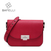 BAFELLI split leather crossbody bag small white hasp flap women luxury shoulder bag hot sale famous brands women messenger bag