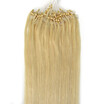 Full Head 100g 613 Pale Blonde Micro Loop Ring Remy Human Hair Extensions