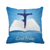 Religion Christianity Jesus Cross Book Square Throw Pillow Insert Cushion Cover Home Sofa Decor Gift
