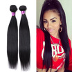 brazilian straight Human hair Extensions virgin Brazilian hair bundles natural black brazilian virgin hair straight weaves straigh