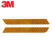 3M Reflective bumper Crash warning Scratch Car stickers Car stickers 25216cm 2 Pack Fluorescent yellow green