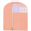 bicoy Oxford cloth dust cover suit dust bag clothing cover washable storage bag medium 5 coral powder