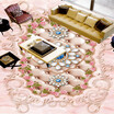 Free Shipping European pattern jewelery 3D flooring wallpaper bedroom courtyard non-slip floor mural 250cmx200cm