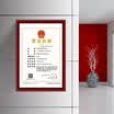 Jinlongxing Glosen three certificates in one business photo frame A3 wall-mounted business tax frame certificate box red D3-A3