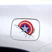 LMA Loma car sticker Captain America shield shield shield broken wall 3D car scratches paste car stickers