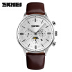 Mens Quartz Watch Fashion Casual Business Calendar Leather Band Wriswatch