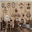 Custom Mural Wallpaper For Cafe Restaurant Living Room Wall Backdrop Cafe Theme Wall Mural Papel De Parede Wall Paper For Walls