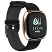 GASON GASON smart bracelet P2 heart rate blood pressure monitoring pedometer sports bracelet men&women lP67 depth waterproof call QQ WeChat message vibration reminder gold black
