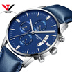 Relogio Masculino 2018 New Quartz Wristwatch Brand Fashion Men Watch Leather Strap Chronograph watches Waterproof Erkek Kol Saati