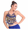 Hot selling on Sale Cheap Coins Sexy Belly Dance Top Size Bra for Women 11 Colors Available