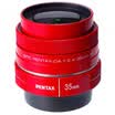 PENTAX PENTAX DA 35mm F24 fixed focus lens SP coating natural viewing angle red
