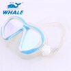 Whale Ergonomic Adult Anti-fog Electroplating Silicone Colorful Swimming Goggles Scuba Snorkeling Diving Mask