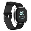 GASON GASON smart bracelet P2 heart rate blood pressure monitoring pedometer sports bracelet men&women lP67 depth waterproof call QQ WeChat message vibration reminder silver black
