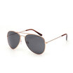 Classic Aviator Sunglasses UV400 Silver Frame with White Lenses