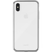 Moshi Moss iPhone X Mobile Shell Apple X Bright Slim Protective shell Bright side shell All-inclusive shatter-resistant soft shell Vitros Silver White
