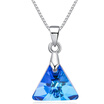 Women Fashion Jewelry Crystal from Austrian High Quality Blue Crystal Necklace Pendant Accessories Rhinestone 27393