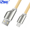Sanbao DX-100PK mobile phone charging cable TYPE-C interface zinc alloy knife line pink 1 meter