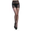 NAIER Lady thin godet panty-hose sexy breathable tiptoe-enforced leg-slimming&snagging resistance Black 4-pair set