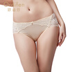 Ou Difen womens underwear sexy lace mid-waist hip briefs underwear comfortable XP6206 crystal skin L