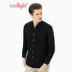 INTERIGHT Stretch Comfort Business Shirt Men Long Sleeve Black 40 Yards