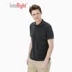 INTERIGHT Men&39s Classic POLO Shirt Casual Short Sleeve Dark Gray L