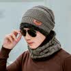 Yu Zhaolin YUZHAOLIN hat male warm wool hat plus velvet knit hat winter windbreaker bib men&39s twist cap black