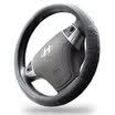 MUNIUREN car handle set steering wheel cover four seasons universal car cover non-slip granules beige medium