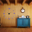 Wall ClockModern Frameless DIY Wall Clock Large 3D Wall Watch Non Ticking for Living Room Bedroom Kitchen