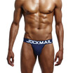 JOCKMAIL Mens Thong Super Sexy Double Thong Cotton Sweat Sexy Underwear GAY