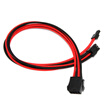 GELID graphics card 8pin power extension cable red black 8pin-62pin40cm length GC8P-PCI-R