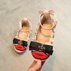 Kids Shoes for Girl Princess Flat 2018 Spring New Fashion Pearl Bow Children Shoes Girls Shoes Pu Leather Sandals Baby Shoes