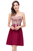 Appliqued Short Homecoming Party Dress Pageant Evening Gown Prom Cocktail Bridesmaid Dresses