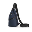 Mens Chest Bag Casual Waterproof Oxford Shoulder Bag
