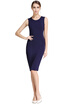 Women Classic Slim Fit Sleeveless Midi Dress